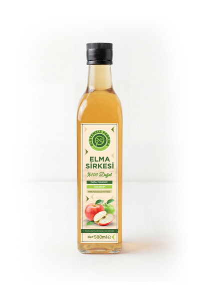 GLUTENSİZ FABRİKA %100 Doğal Elma Sirkesi 500 ml (Glütensiz)