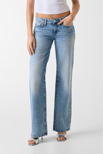 Guess Kadın Slouchy Regular Fit Jean - Açık Mavi