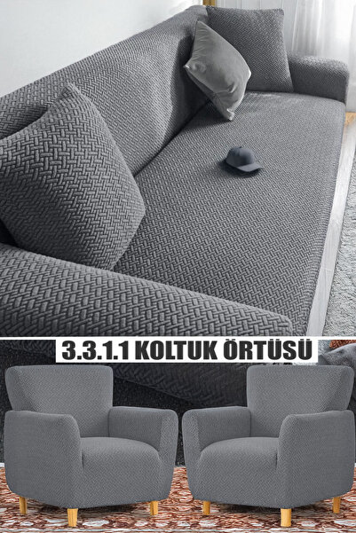 beyvetçe jakarlı tuğla desen 3.3.1.1 Koltuk Örtüsü Koltuk Kılıfı Takımı Ev Te...