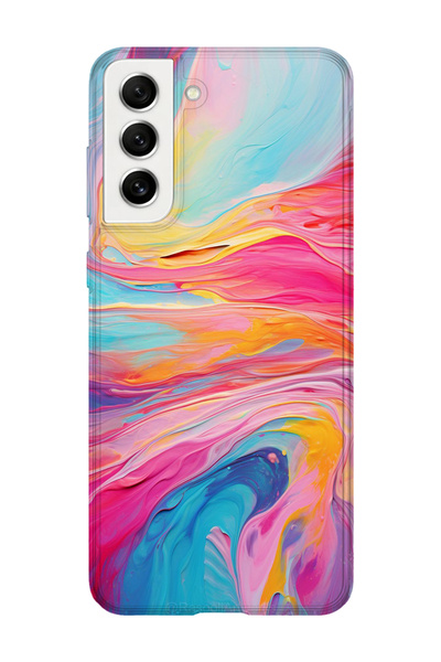 lelia حافظة هاتف شفافة مطبوعة متوافقة مع هاتف سامسونج جالاكسي S22 بلس |   مجم...