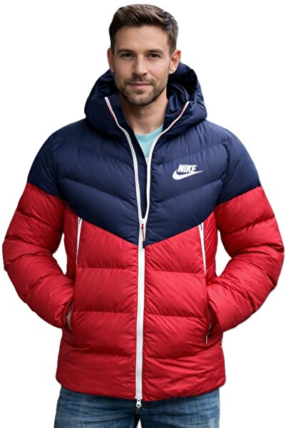 Nike Sportswear Synthetic Down Spor Jacket Erkek Suitici Şişme Spor Ceket Mav...