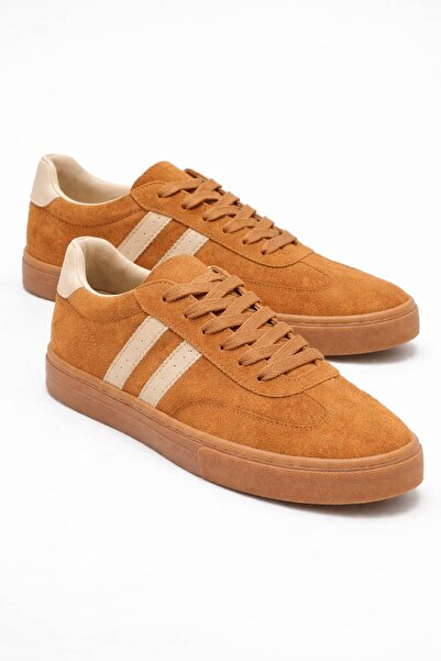 Lizy Shoes Tan Toe Antilop Detaljne ženske Patike s