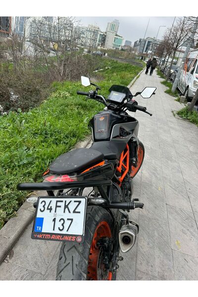 Hamza Motors KTM Duke 250 / 390 Uyumlu Arka Koruma Demiri – Siyah Renk