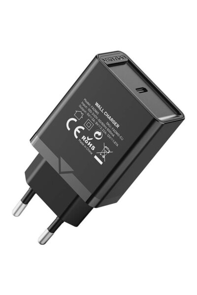 Vention Încărcător de perete USB-C FADB0-EU (20 W) Negru