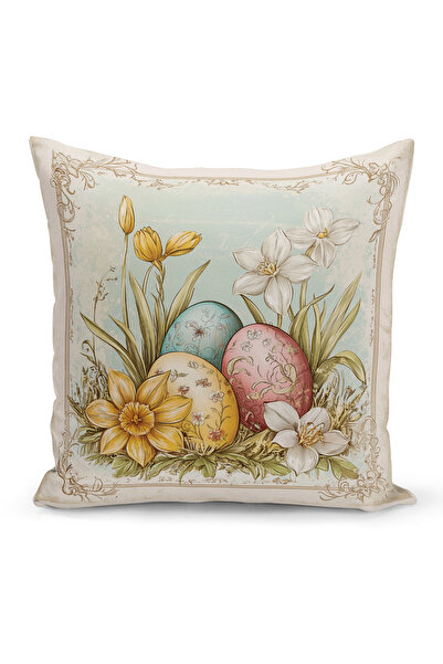 Bertille Home Spring Series Double-Sided Digital Printed Throw Pillow Cover (...