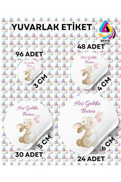BEGİN ETİKET YENİ DOĞAN BEBEK ETİKETİ KİŞİSELLEŞTİRİLEBİLİR STİCKER YAPIŞKAN ...