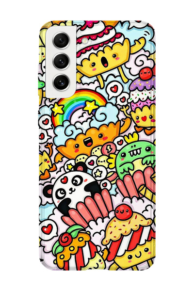 lelia حافظة هاتف شفافة مطبوعة متوافقة مع هاتف سامسونج جالاكسي S21 بلس |   مجم...