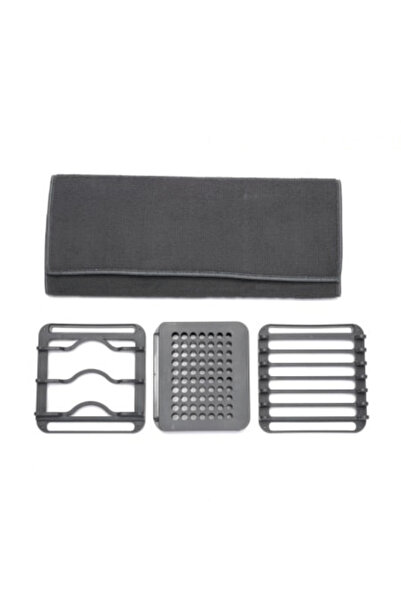 Heinner Dish drainer with mat Home, 4 pieces, Grey