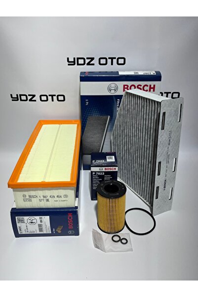 Bosch Vw Golf 6 1.6 Tdi Filtre Bakım Seti 2009-2012 3 LÜ