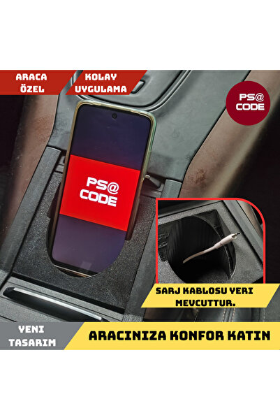 psa code Citroen Berlingo-Peugeot Rifter-Opel Combo-Fiat Doblo orta konsola Çapraz Telefonluk ve Bardaklık