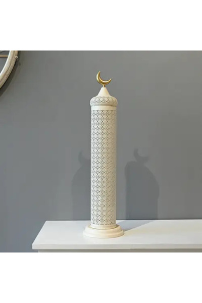 Generic منحوتة إضاءة LED مزخرفة مع عمود حديدي فاخر