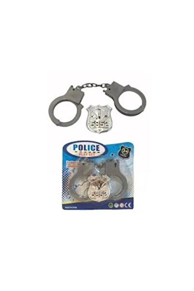 OEM Police toy handcuffs and badge