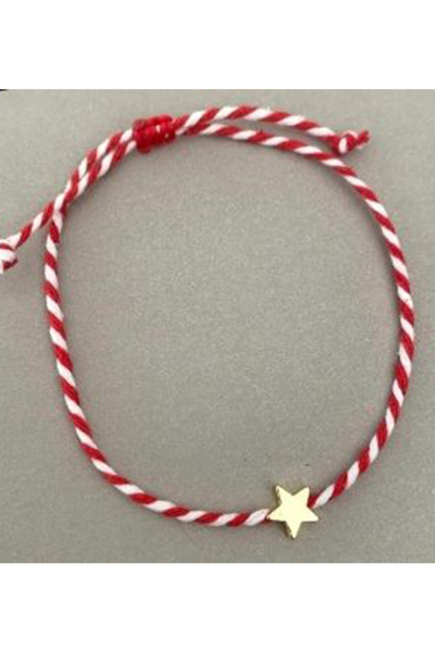 M Miel Marteniçka Yıldız İp Bileklik Şans Bilekliği