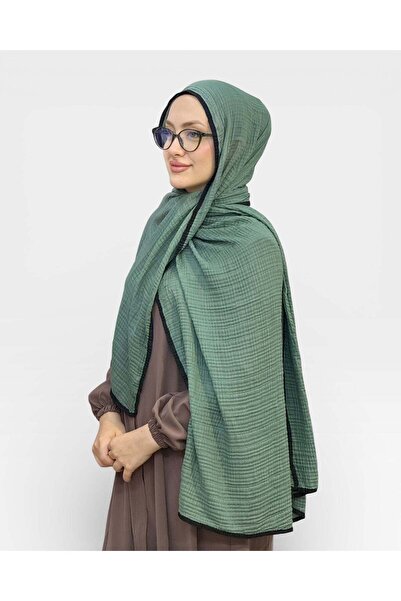 levamor eşarp şal LEVAMOR Müslin Biye Detaylı Kaymaz Dokulu Büyük Boy Şal Su ...