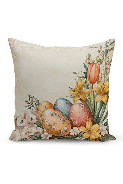 Bertille Home Husă de pernă cu imprimare digitală pe două fețe, seria Spring ...
