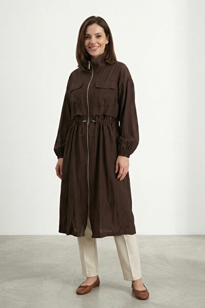 Puane Șapcă de sezon pentru femei cu buzunare și talie ajustabilă - MARO