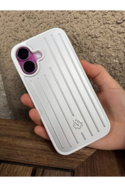 daystar حافظة هاتف فضية مميزة مخططة وعالية الجودة متوافقة مع آيفون 17