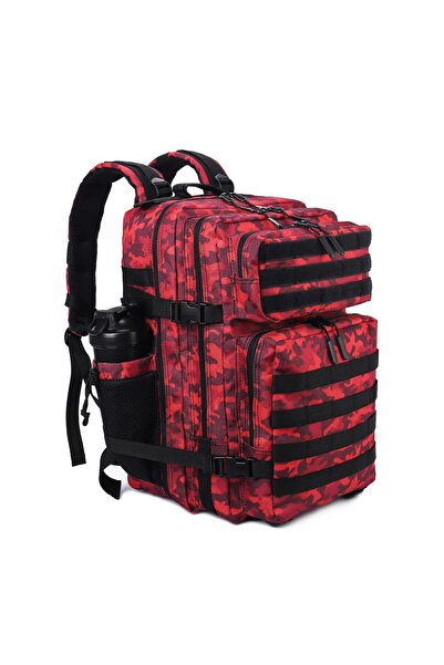 QUİCKPREP حقيبة ظهر تكتيكية بسعة كبيرة 45 لتر - حقيبة عسكرية مقاومة للماء للا...