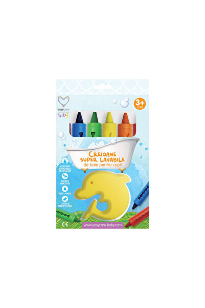 Easycare baby super washable bath crayons 6 pcs