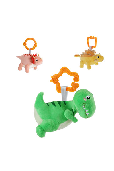 TUMAMA KIDS Set 4 Jucării Pluș Fructe Tumama, cu Agățătoare pentru Bebeluşi