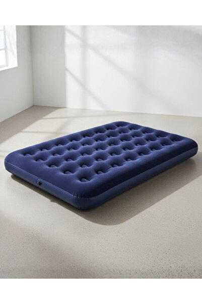 Epilons Saltea gonflabilă dublă, rezistentă, din vinil, potrivită pentru camp...