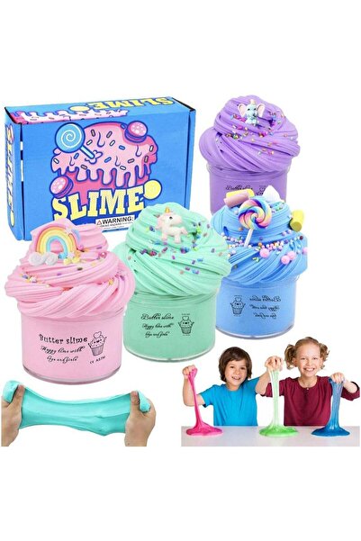 Maanys مجموعة سلايم الزبدة، سلايم رقيق غير لزج ومعطر، سلايم مثالي للأطفال وال...