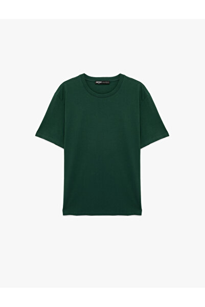 Koton Regular Fit Short Sleeve Crew Neck Cotton Basic T-Shirt