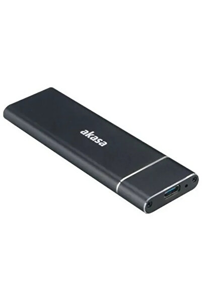 Akasa External USB 3.1 M.2 SSD Aluminum Case - Black
