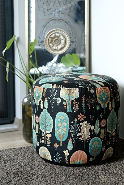 Remon Silvia İllüstratif Jakarlı Puf