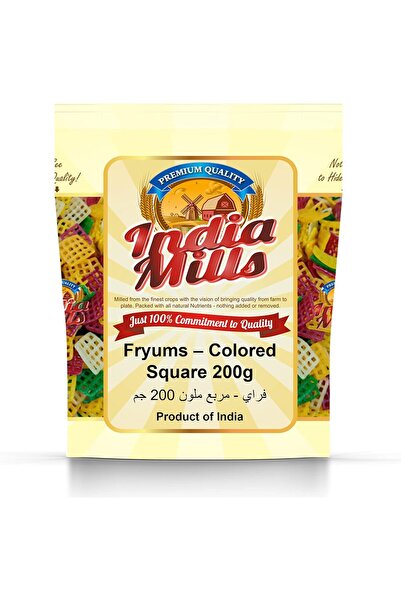 India Mills Fryums Square, 200 gm