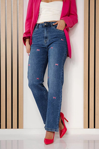 Zaira Women's Flared Jeans Edith Blue #A704 - 30