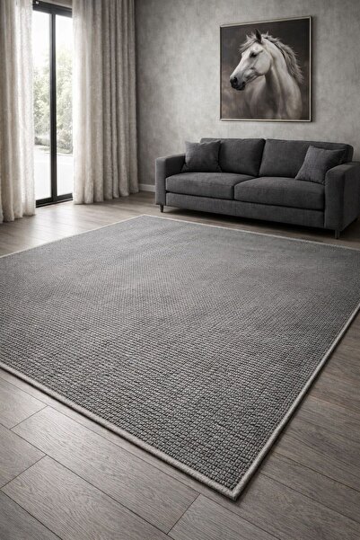 LUXESS ENS SİSAL JUT HASIR MODEL YAKINABİLEN TOZ VERMEYEN HALI