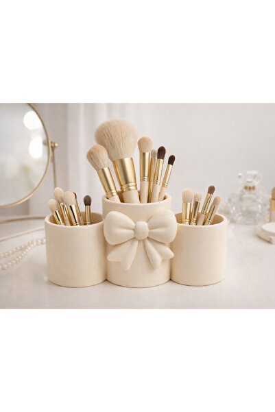 DU&ER Makeup Brush & Pen Organizer – Multi-Compartment Organizer