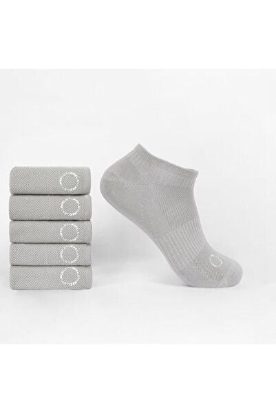 FEEL Men's Short Socks - 5 Pieces - Grey