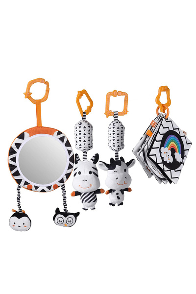 TUMAMA KIDS Set 4 Jucării Interactive Tumama, Oglindă Acrilică și Agățătoare,...