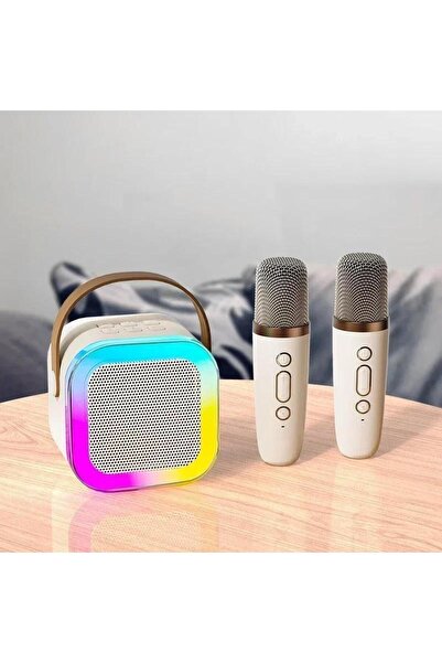 LAVELLO Bluetooth Karaoke Microphone + Speaker (Double Mic)