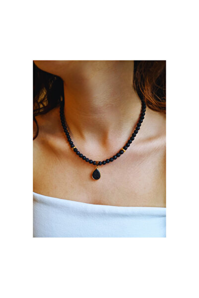 NEMOR STUDIO قلادة من الحجر الطبيعي لاف ستون |   تفاصيل الداملا ديتايل |   ال...