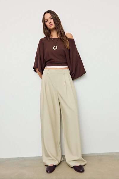 Stradivarius Ayarlanabilir süper geniş paça pantolon