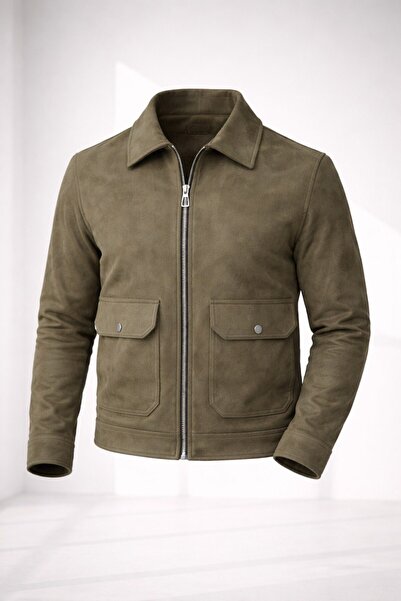 LUMAST Comfort Casual Suede Jacket with Pockets