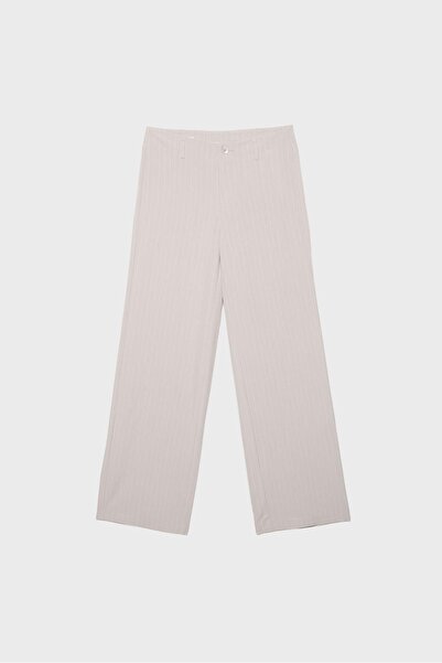 Stradivarius Slim fit straight-leg smart trousers