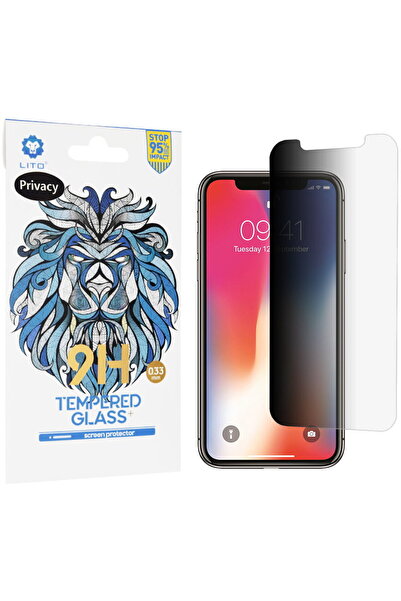 Lito Folie de confidențialitate pentru iPhone X / XS / 11 Pro - Sticlă clasic...