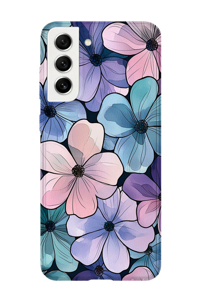 lelia حافظة هاتف شفافة مطبوعة متوافقة مع هاتف سامسونج جالاكسي S22 |   مجموعة:...