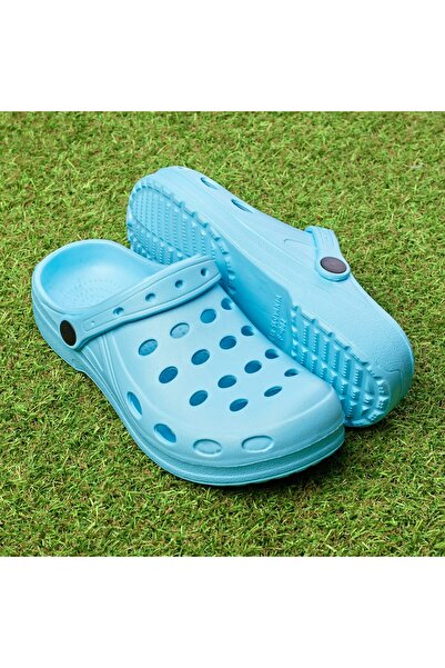 Flame Women's Closed Rubber Clogs, F002, Blue