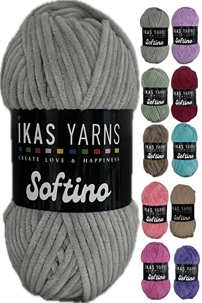 destini Velvet Knitting Thread 100 gr 120 Mt Baby Blanket, Cardigan, Poncho, ...