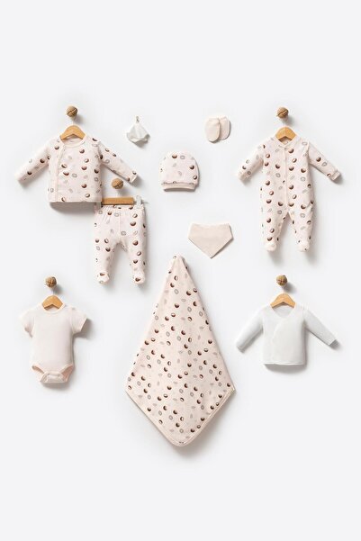 %100 Pamuk Coconut 10 parça bebek kutulu set