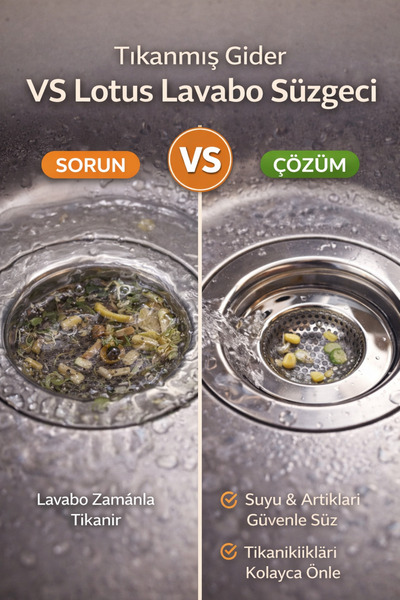 Owersea Paslanmaz Çelik Lavabo Süzgeci Tıkanma Önleyici Mutfak Gider Filtresi...