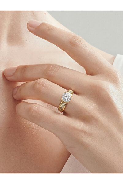 Çelikoğlu Kuyumculuk 14 AYAR TEK TAŞ TÜZÜK 2,64 GR