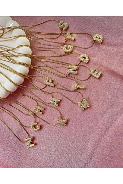 sultiş ÇELİK KOLYE HARFLİ