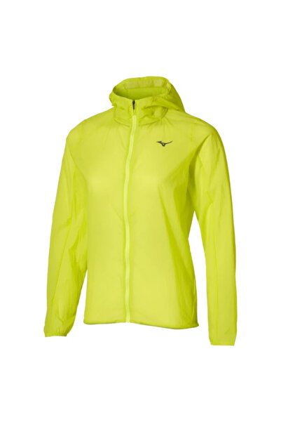 MIZUNO Tech Light Hooded Jacket Women's Raincoat Yellow
