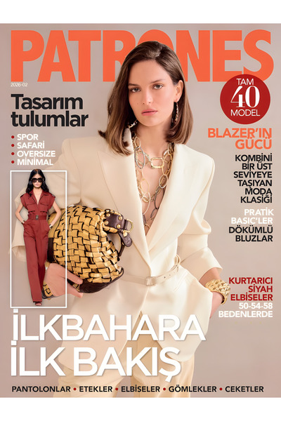 Turkuvaz Dergi Patrones Dikiş Dergisi 2026-02 Şubat